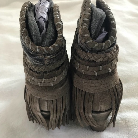 Naughty Monkey Boho Ankle Bootie Taupe - Picture 5 of 5